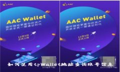 如何使用tpWallet地址查询账号信息