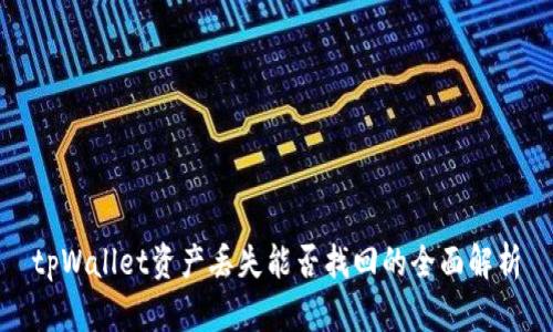 tpWallet资产丢失能否找回的全面解析